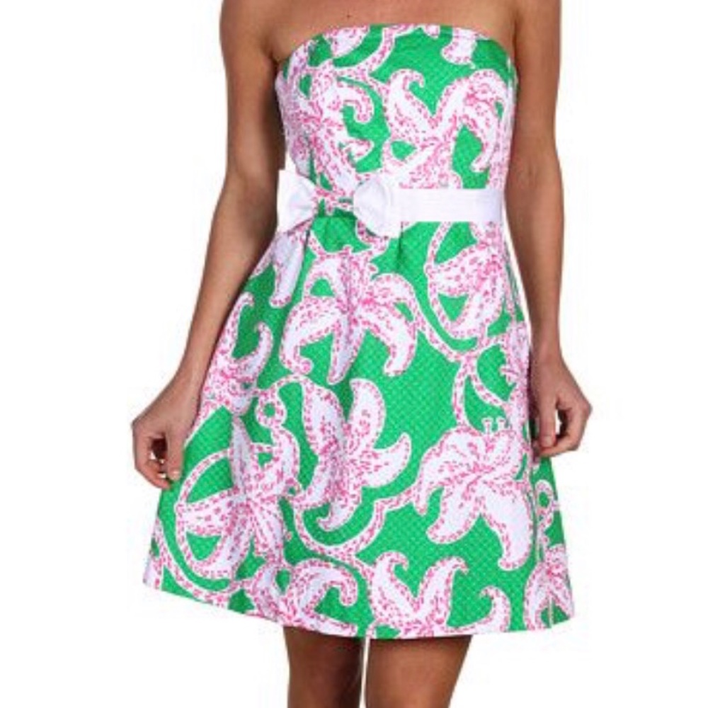 NWT Lilly Pulitzer Amberly Strapless Dress